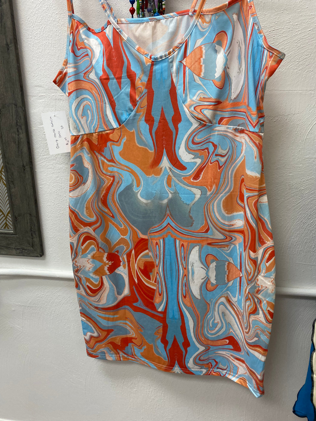 Orange dress